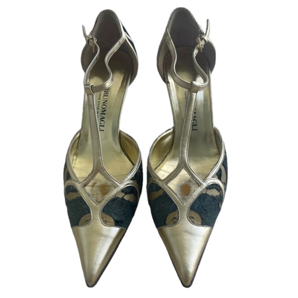 BRUNO MAGLI WOMEN T STRAP SHOES SZ 8/38